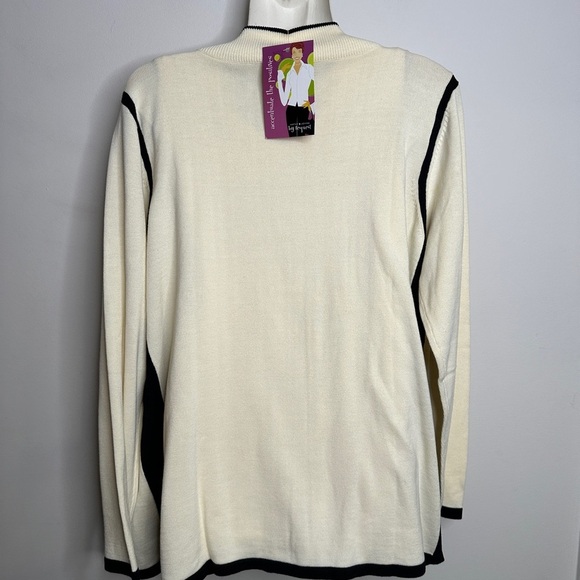 Kathy Levine By Request | 2 Piece Set Zip Up Knit and Sleeveless Knit Top Medium - Picture 3 of 11